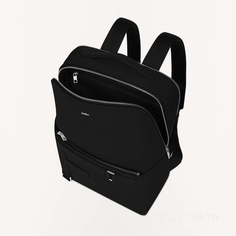 中号双肩包 Nero (Black) Furla Man Febo