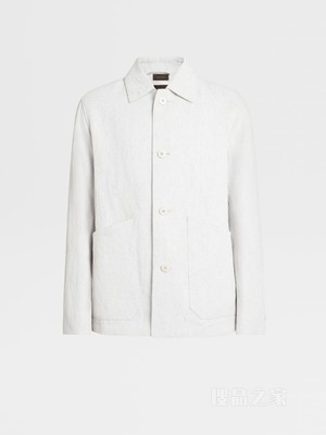 Ermenegildo Zegna XXX 系列亚麻工装夹克，合身版型