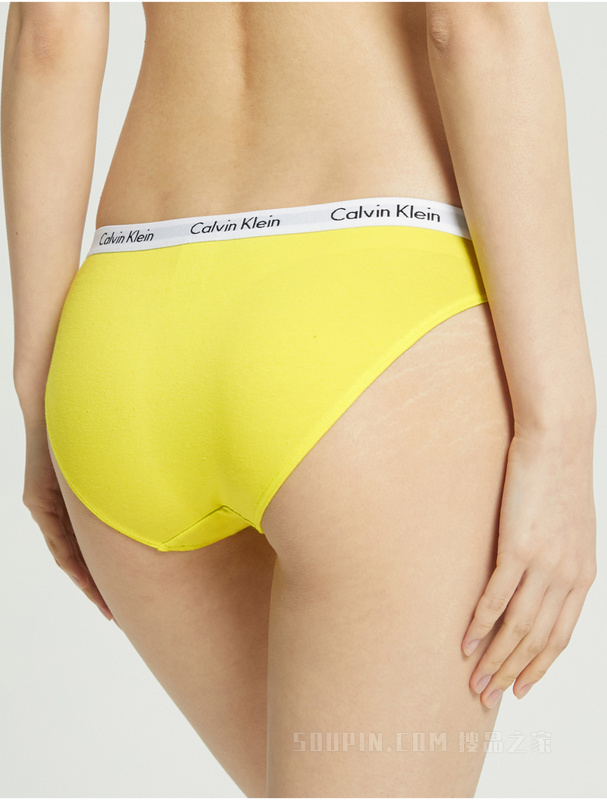 Calvin Klein 22春季新款女士性感三角循环LOGO腰边比基尼内裤D1618