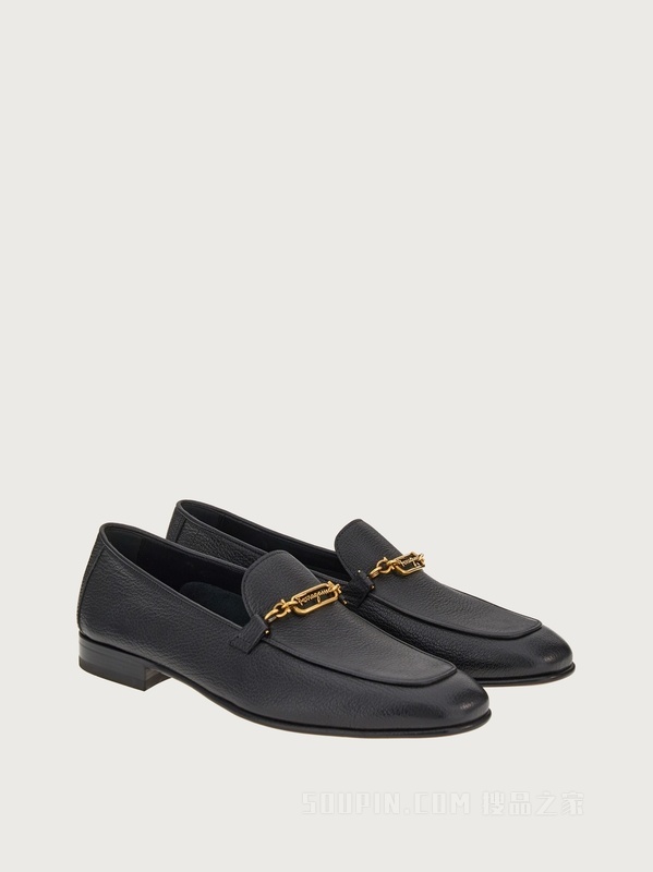 FERRAGAMO链饰莫卡辛鞋