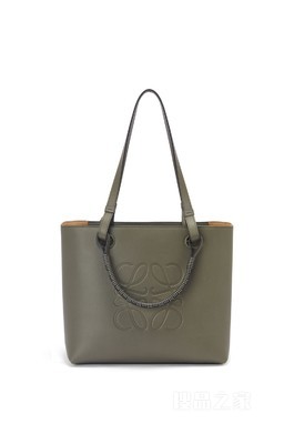 小号经典牛皮革 Anagram Tote 手袋