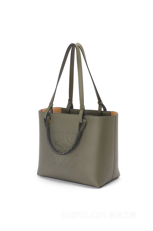 小号经典牛皮革 Anagram Tote 手袋
