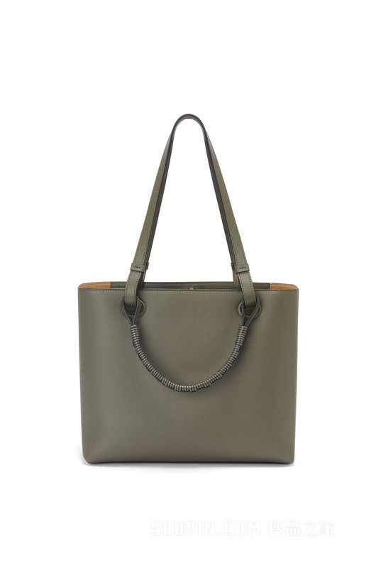 小号经典牛皮革 Anagram Tote 手袋