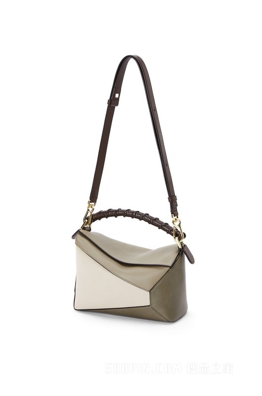 小号纳帕牛皮革 Puzzle Edge 手袋