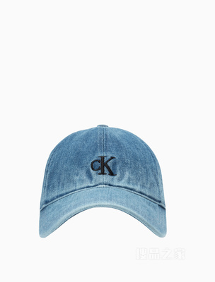 Calvin Klein 22初秋新款男士休闲透气刺绣字母棉质牛仔棒球帽HX0265