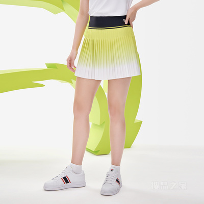 女子场下网球梭织裙