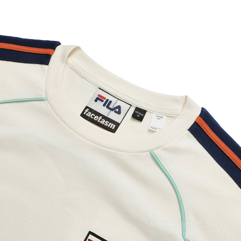FILA X FACETASM联名女子针织短袖衫