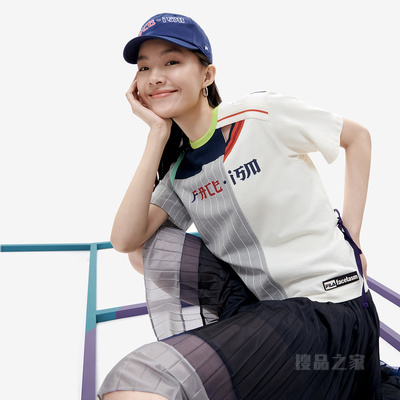 FILA X FACETASM联名女子针织短袖衫