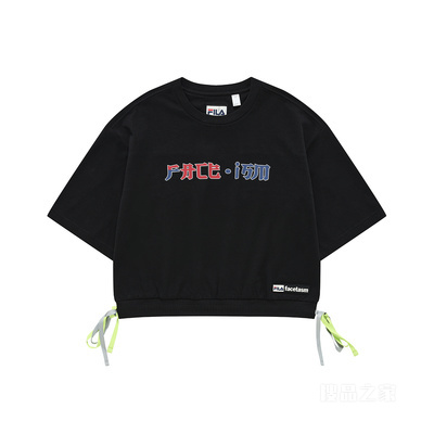 FILA X FACETASM联名女子针织短袖衫