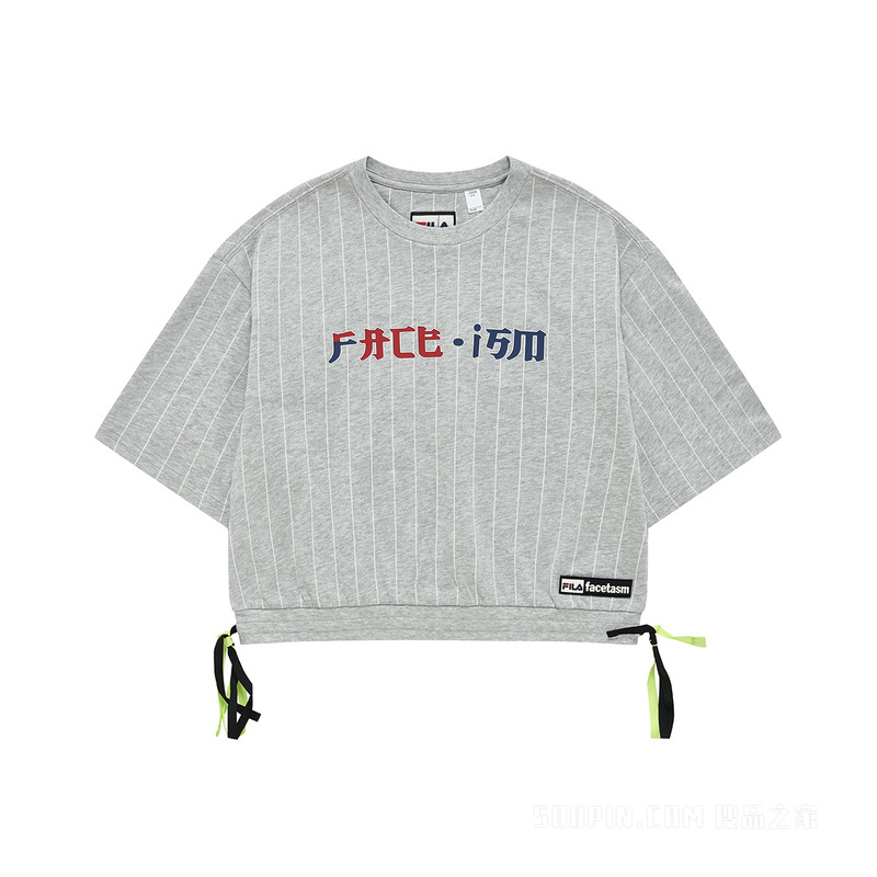 FILA X FACETASM联名女子针织短袖衫