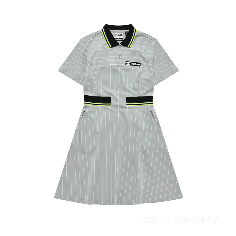 FILA X FACETASM联名女子针织连衣裙