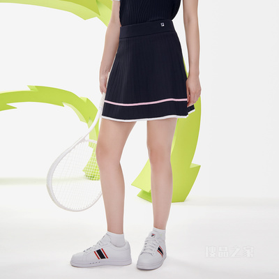 FILA 大满贯 温布利菁英套装女子轻凉网球百褶裙