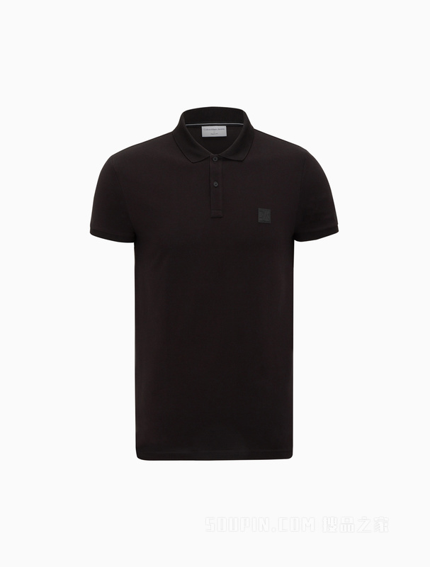 Calvin Klein 22初秋男士休闲LOGO标牌纯棉透气翻领短袖POLO衫J321527