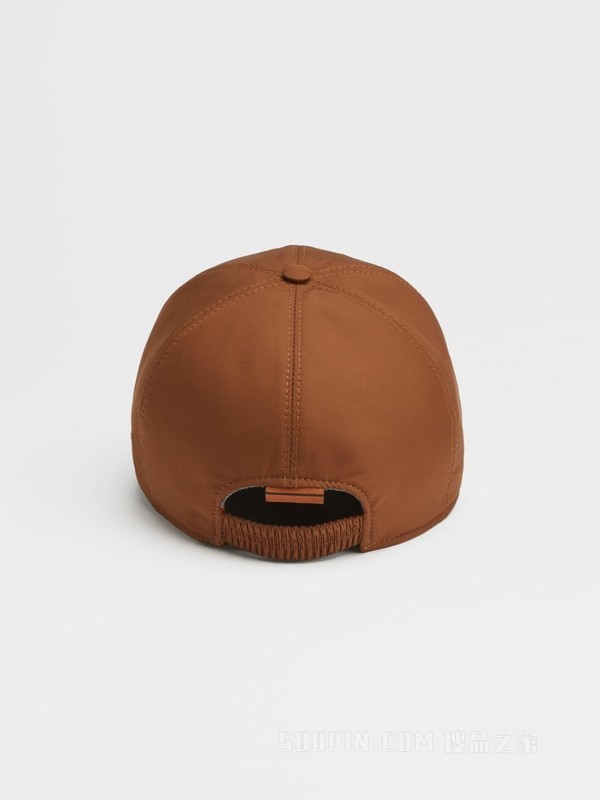 Zephyr 骆马红棕色高科技面料棒球帽