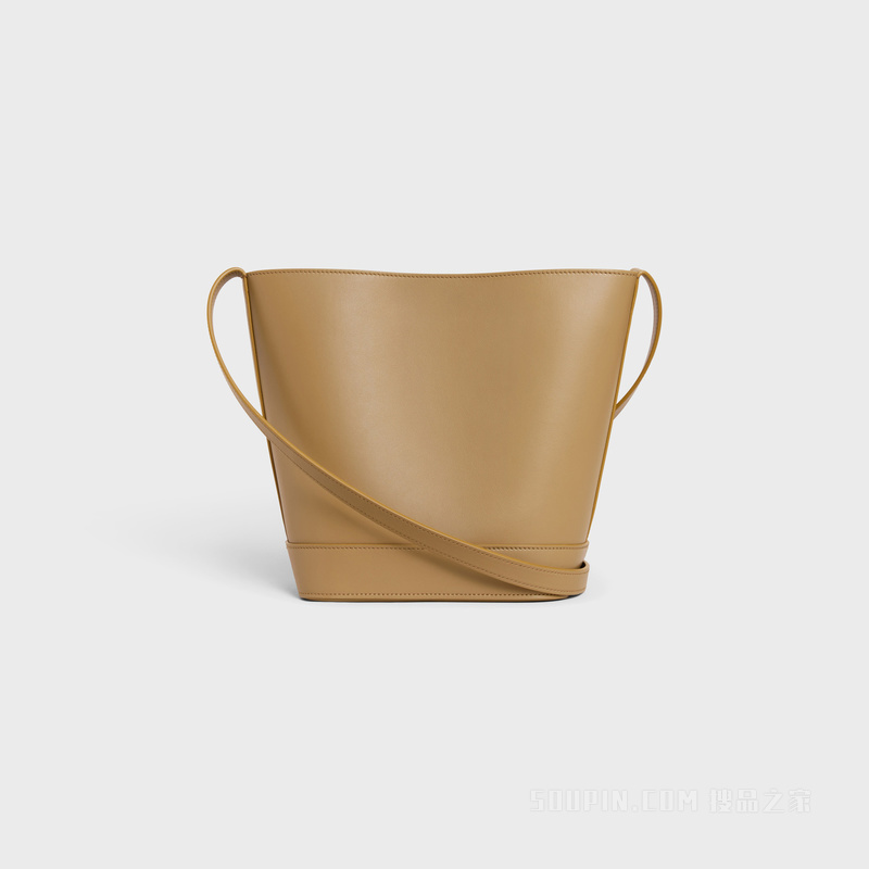 BUCKET小号TRIOMPHE光滑牛皮革水桶包 24528