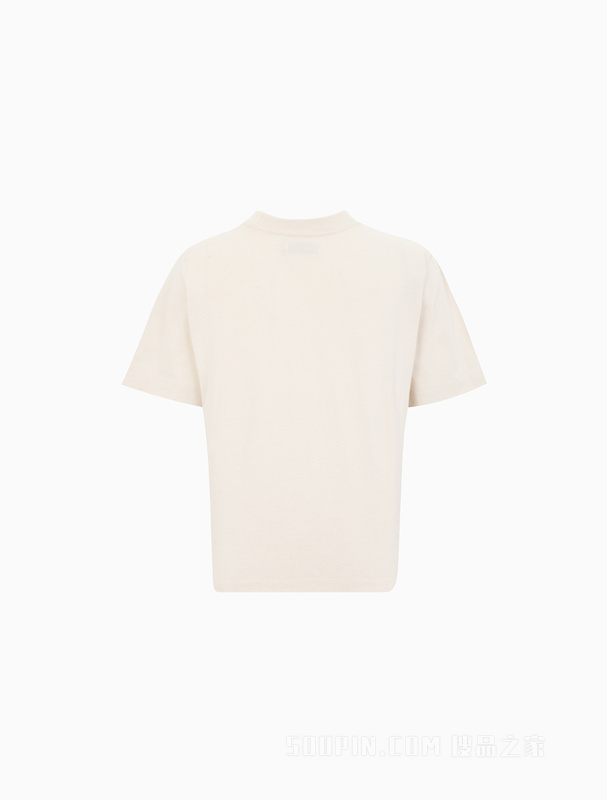 【JENNIE同款】Calvin Klein 22春夏女休闲纯棉印花宽松短袖T恤40WH113