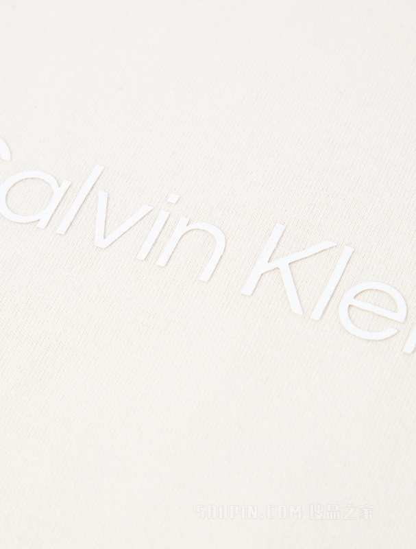 【JENNIE同款】Calvin Klein 22春夏女休闲纯棉印花宽松短袖T恤40WH113