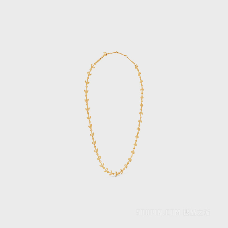ANCRE CELINE MULTI金色饰面黄铜项链 24564