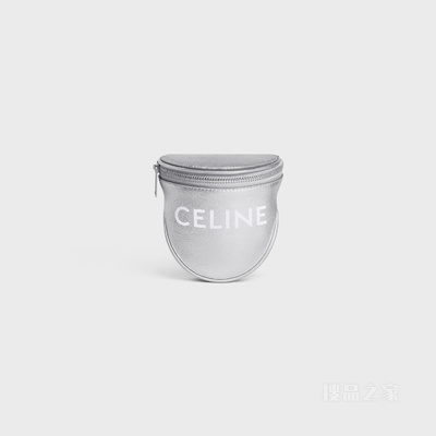 CELINE印花层压牛皮革小号拉链袋 24585