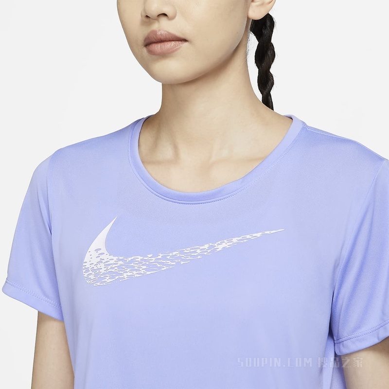 Nike Swoosh Run 女子短袖跑步上衣