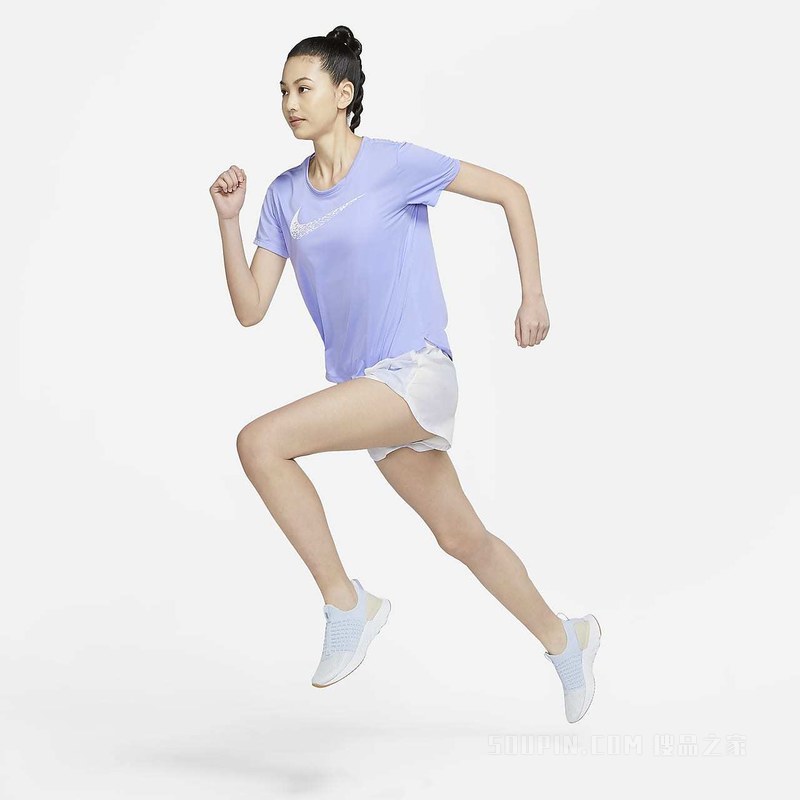 Nike Swoosh Run 女子短袖跑步上衣