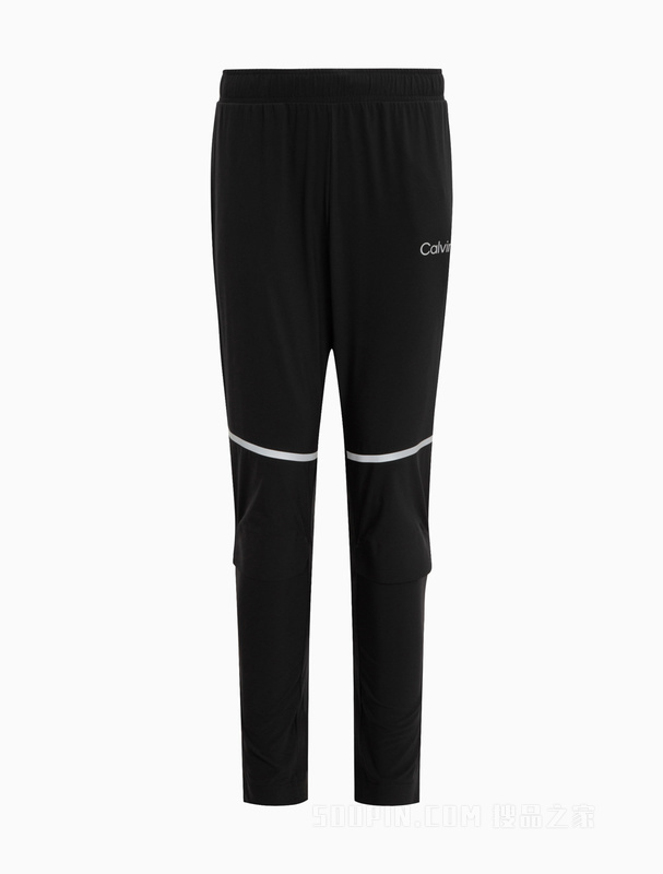 Calvin Klein 22春夏新款男士简约抽绳腰反光印花LOGO运动休闲裤4MS2P604