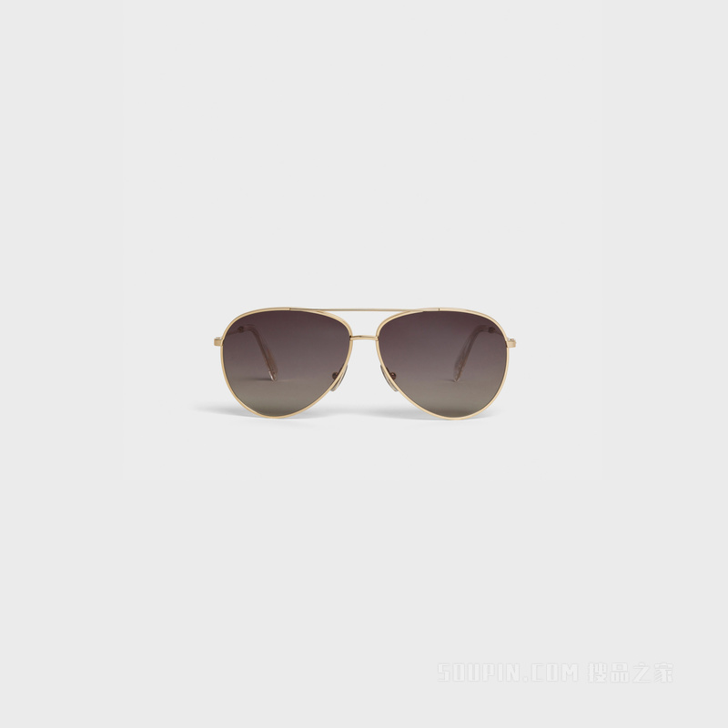 金属镜框01太阳眼镜配偏光镜片 24574