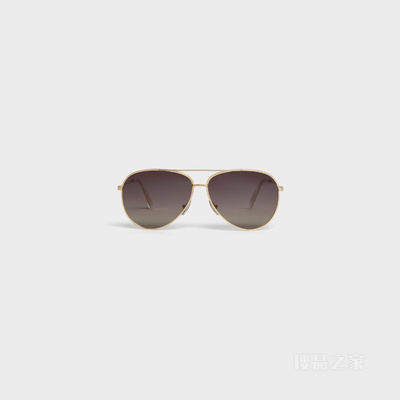 金属镜框01太阳眼镜配偏光镜片 24574