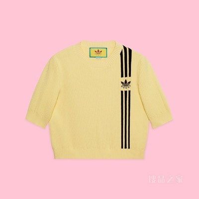 adidas x Gucci联名系列针织衫 黄色