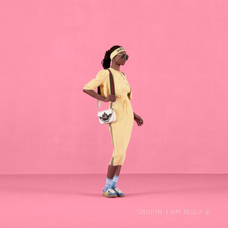 adidas x Gucci联名系列针织衫 黄色