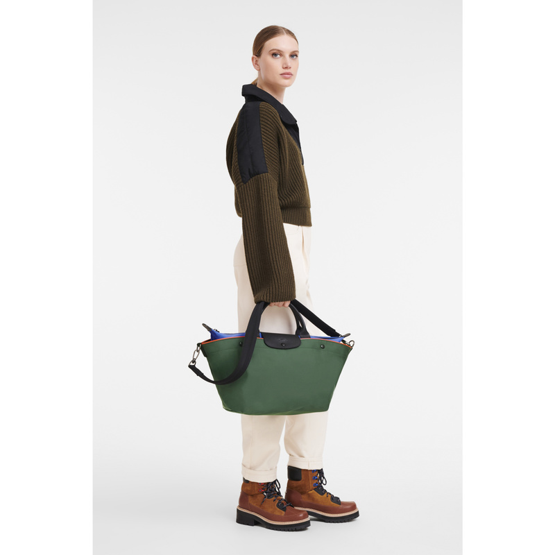 Le Pliage 系列 手提包中号 - 绿色