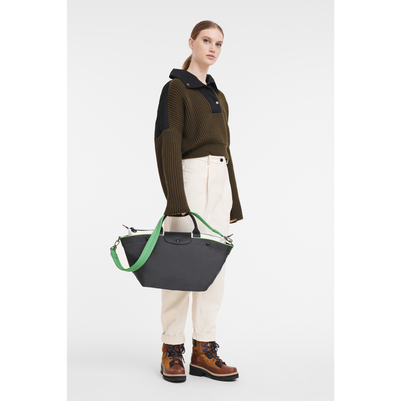 Le Pliage 系列 手提包中号 - 灰色
