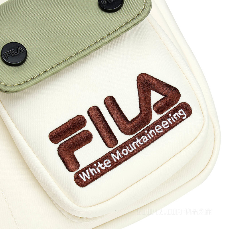 FILA x White Mountaineering联名女子时尚休闲基础携带便利挎包
