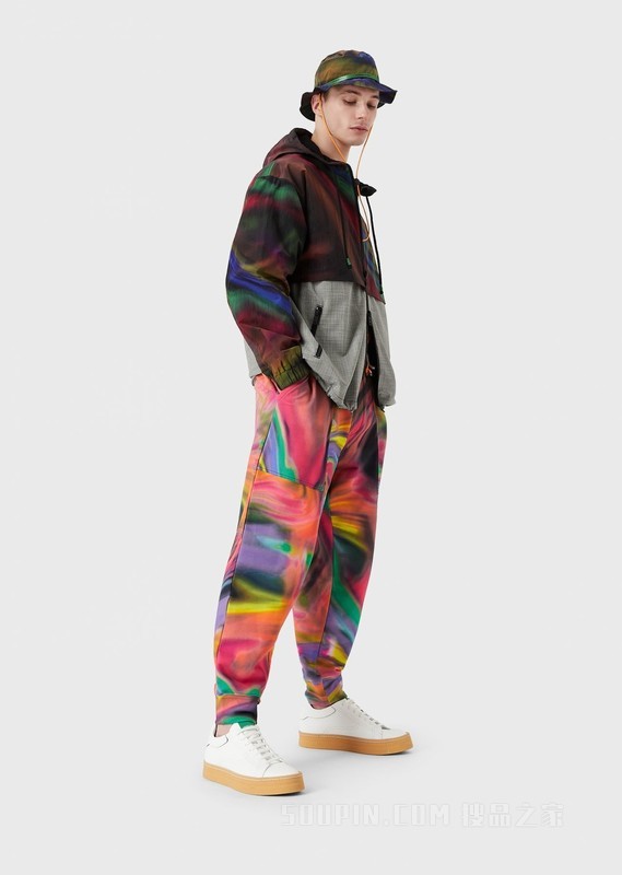环保系列抽绳裤腰休闲卫裤 | Emporio Armani
