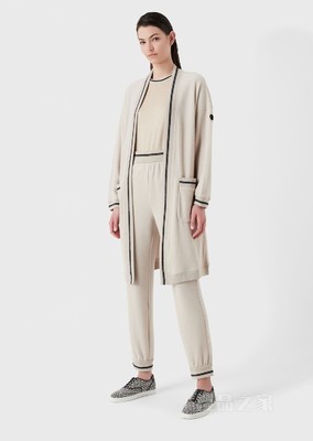 Capsule Travel 长款羊绒羊毛大衣 | Giorgio Armani