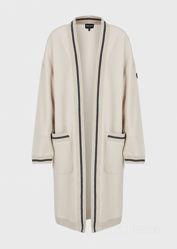 Capsule Travel 长款羊绒羊毛大衣 | Giorgio Armani