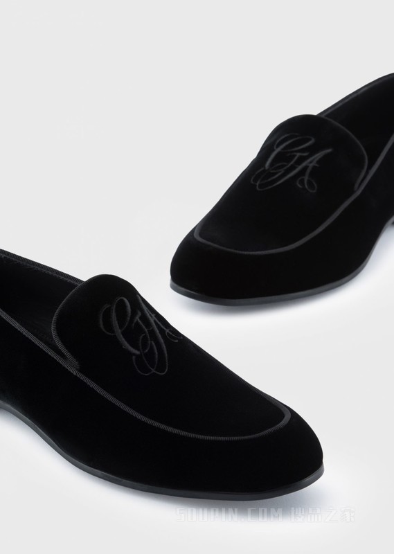 天鹅绒乐福鞋 | Giorgio Armani