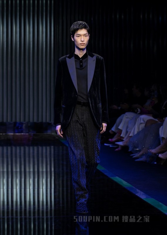 单褶休闲裤 | Giorgio Armani