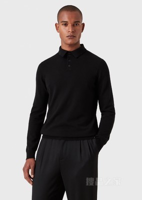长袖经典 POLO 衫 | Giorgio Armani