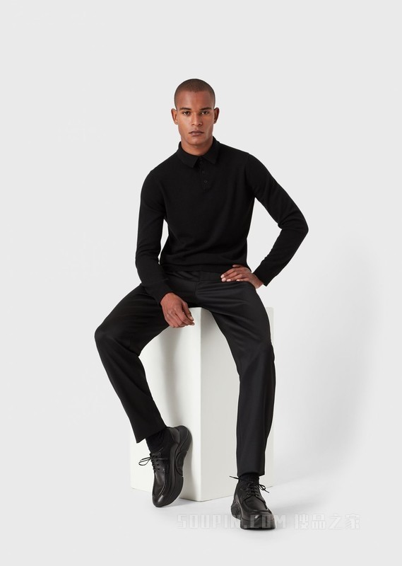 长袖经典 POLO 衫 | Giorgio Armani