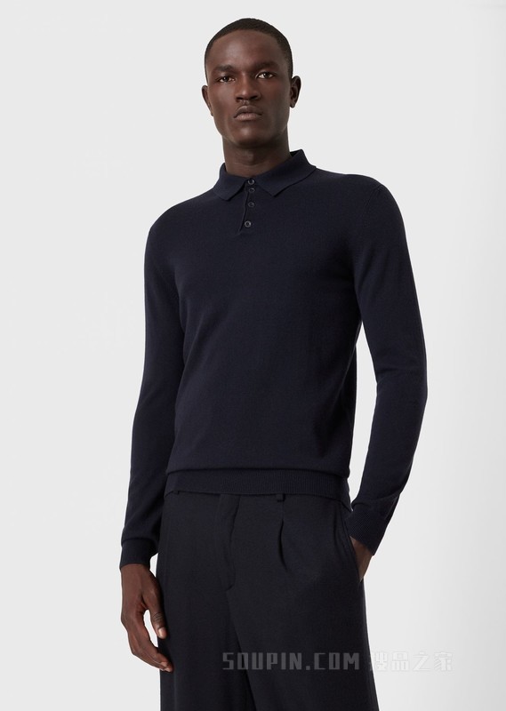 长袖经典 POLO 衫 | Giorgio Armani