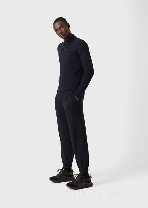 长袖经典 POLO 衫 | Giorgio Armani