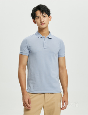 Calvin Klein 22初秋新款男士时尚刺绣字母翻领透气短袖POLO衫J321658