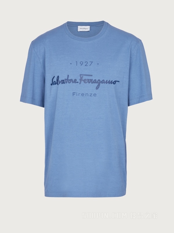 1927印花标识T恤