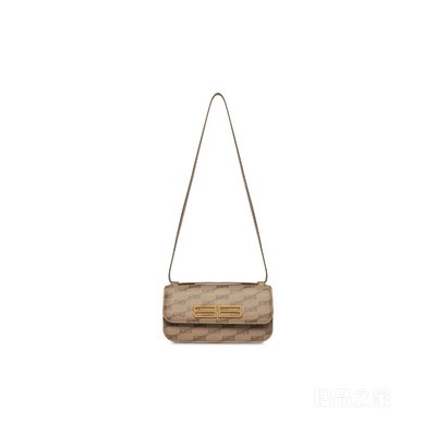 BB MONOGRAM GOSSIP小号涂层帆布手袋