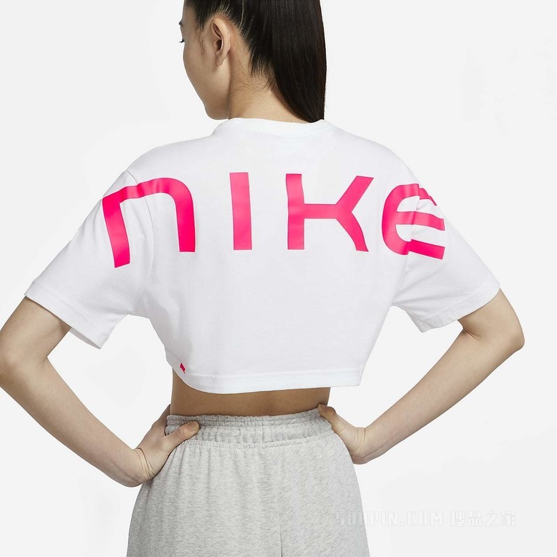 Nike Sportswear 女子系带短袖上衣