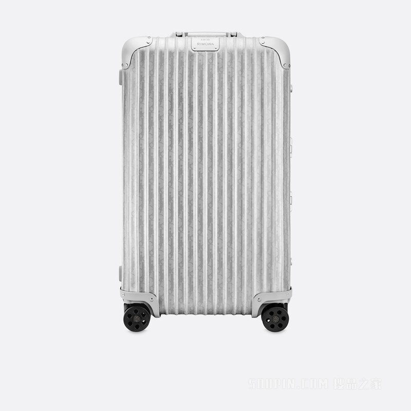DIOR x RIMOWA 行李箱 灰色铝镁合金 Oblique 图案