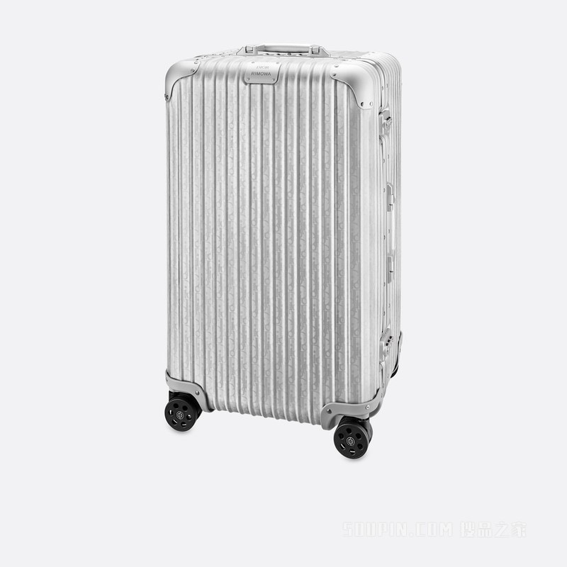 DIOR x RIMOWA 行李箱 灰色铝镁合金 Oblique 图案