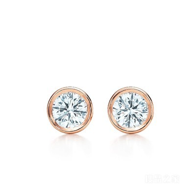Elsa Peretti® 系列 Diamonds by the Yard™ 18K 玫瑰金耳环