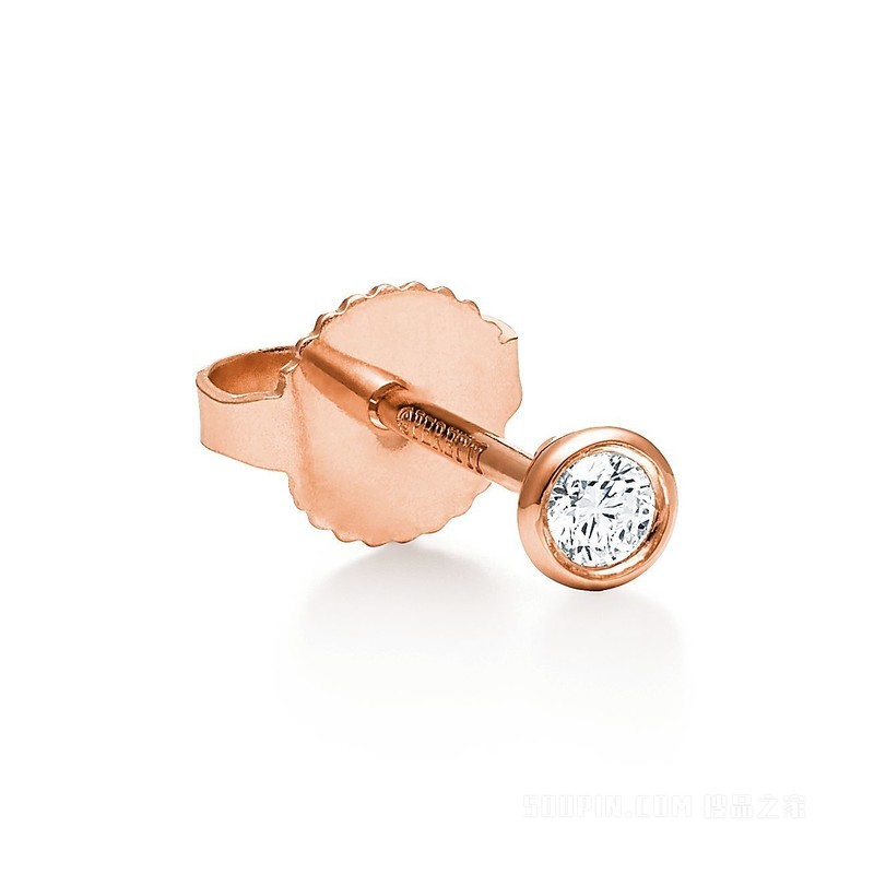 Elsa Peretti® 系列 Diamonds by the Yard™ 18K 玫瑰金耳环